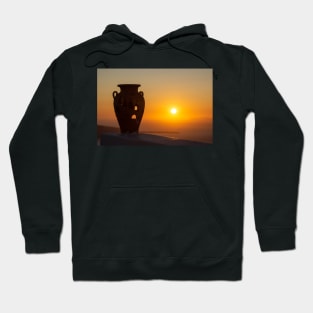 Black urn. Hoodie